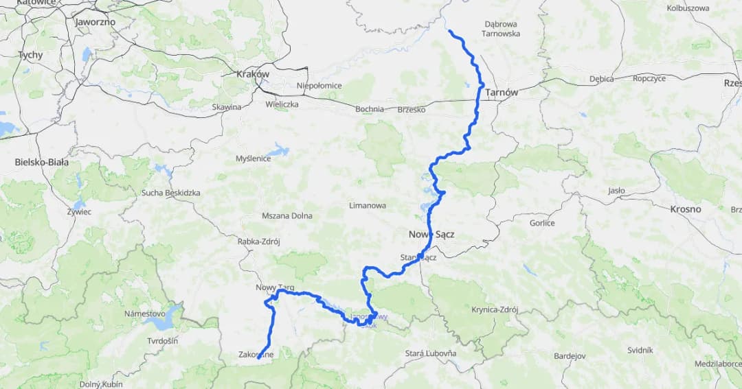 Velo Dunajec: niezapomniana trasa rowerowa Szczawnica - Czerwony Klasztor