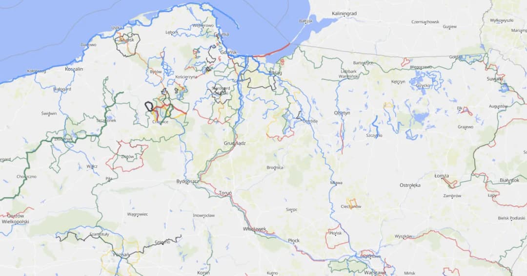 Najlepsze trasy rowerowe w Polsce na interaktywnej mapie dla Ciebie
